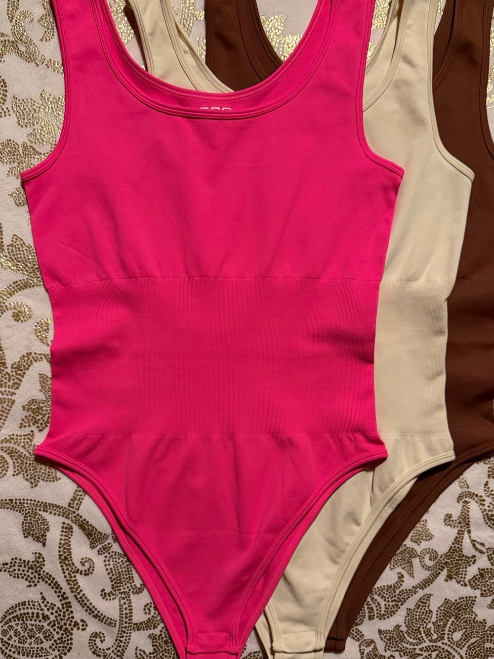 Women's OQQ 3-pc Bodysuit Bundle NWOT